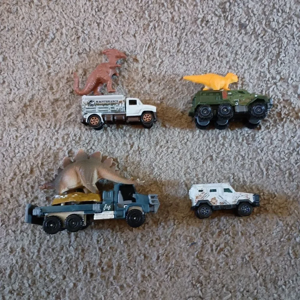 Matchbox Jurassic Park Toy Lot PRE-OWNED